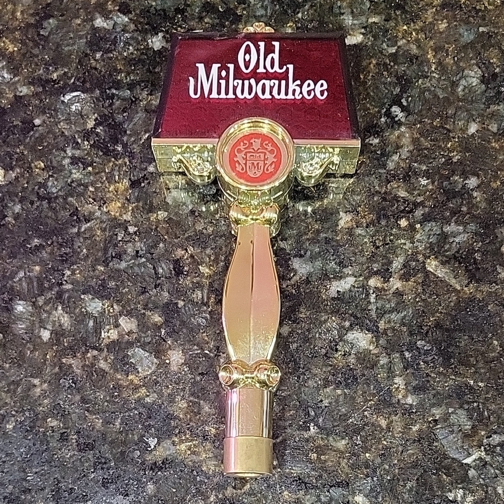 Vintage Old Milwaukee Beer Tap Handle Rare